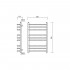 Полотенцесушитель электрический Domoterm Калипсо П9 50x70, хром, R