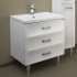 Мебель для ванной Marka One Belle 75Н Spirale White
