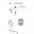 Душевой комплект Lemark Jasmine LM6622B С ВНУТРЕННЕЙ ЧАСТЬЮ