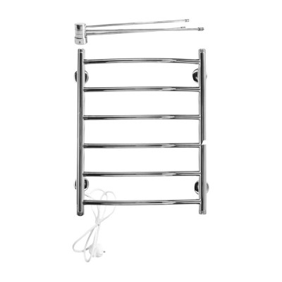 Полотенцесушитель электрический Domoterm Классик DMT 109-6 50x80, L с полотенцедержателем