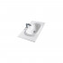 Тумба с раковиной BelBagno Onda 80 bianco lucido