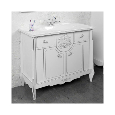 Тумба с раковиной Edelform Luise 100 белая