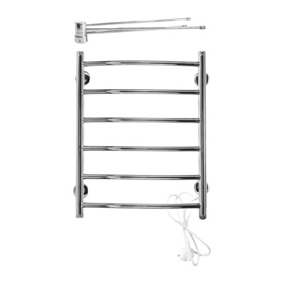 Полотенцесушитель электрический Domoterm Классик DMT 109-6 50x80, R с полотенцедержателем