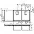 Мойка кухонная Reginox Nevada 30x30 LUX OKG right L сталь