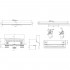 Душевой лоток Berges Wasserhaus Wall 090056 60 см