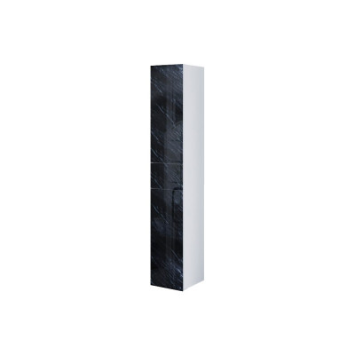 Шкаф-пенал Marka One Lacio 30П black stone, L
