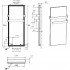 Полотенцесушитель электрический De Aqua 50x120 красное стекло