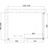 Душевой уголок Vegas Glass ZP+ZPV 130*100 07 02 профиль матовый хром, стекло шиншилла