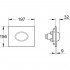 Кнопка смыва Grohe Skate Air 38565SH0 белая