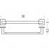 Полотенцедержатель Colombo Design BasicQ B3710 56 см, хром