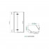 Душевой уголок Wasserkraft Aller 10H06LB black matt, 120x80 см