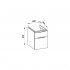 Тумба для комплекта Laufen Kartell 4.0750.2.033.631.1