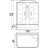 Душевой бокс River Dunay 150/80 ТН