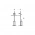 Стойка Colombo Design Isole Piantane B9409.000