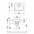 Раковина Duravit D-Code 23106500002