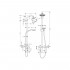 Душевая стойка Hansgrohe Croma 100 27154000