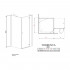 Душевой уголок Radaway Torrenta KDJ 100x80 прозрачное стекло R