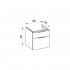 Тумба для комплекта Laufen Kartell 4.0756.2.033.631.1