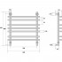 Полотенцесушитель водяной Energy Ideal 60x50
