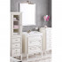 Зеркало Caprigo Альбион 80/100 BIANCO Light Vintage без полки