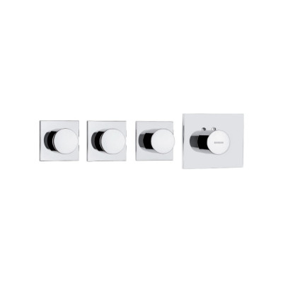 Термостат Bossini OKI 3 Outlets LP Z031205 для ванны с душем, хром