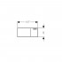 Кнопка смыва Geberit Sigma 70 115.630.SQ.1 амбер