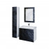 Шкаф-пенал Marka One Lacio 30П black stone, L