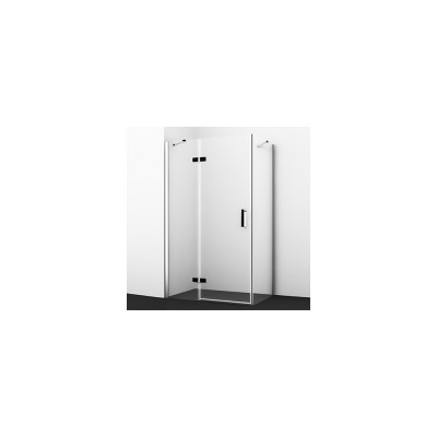 Душевой уголок Wasserkraft Aller 10H06LB black matt, 120x80 см
