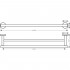 Полотенцедержатель Hansgrohe Logis Universal 41712000 двойной