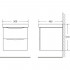 Тумба с раковиной BelBagno Fly 50 rovere nature