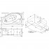 Акриловая ванна Aquanet Palma 170x90 L