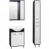 Тумба с раковиной Style Line Эко Стиль W №9 60 белая, венге