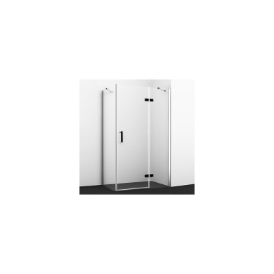 Душевой уголок Wasserkraft Aller 10H06RB black matt, 120x80 см