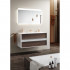 Тумба с раковиной Clarberg Evolution 120 крафт темный