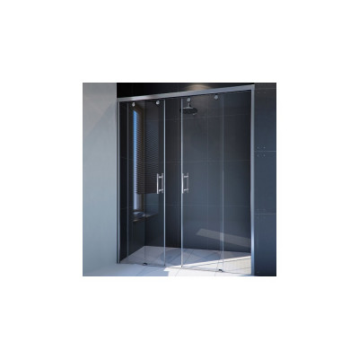 Душевая дверь в нишу GuteWetter Slide Door GK-864 130 см стекло бесцветное, профиль хром