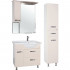 Шкаф-пенал Bellezza Балтика 35 L/R бежевый, с бельевой корзиной