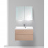 Тумба с раковиной BelBagno Regina 80 rosso basalto