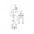 Смеситель Cezares Diamond DIAMOND-VDP-01-Sw напольный