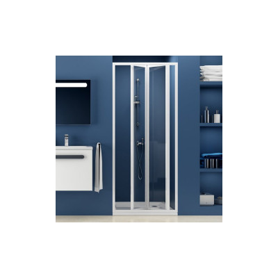Душевая дверь в нишу Ravak SDZ3-80 Transparent, профиль белый