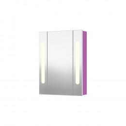 Зеркало-шкаф Gemelli Led Inova 60 тип С, R (Цвет мебели: Бежевый;)