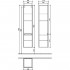 Шкаф-пенал Villeroy & Boch Subway 2.0 DX glossy white R