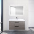 Тумба с раковиной BelBagno Aurora 90 pietra grigio