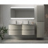 Мебельная раковина Cezares 50156 138х52 doppio bianco