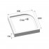 Поддон для душа BelBagno Tray 80х80