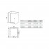 Душевой уголок Good Door Mokka WTW+SP 110х80х185 см