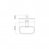 Полотенцедержатель Wasserkraft Leine K-5060White