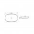 Раковина BelBagno BB1334 накладная