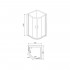 Душевой уголок RGW Classic CL-51 (765-790)x(765-790)x1850 профиль хром