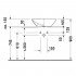 Раковина Duravit Bacino 0334520000