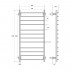 Полотенцесушитель электрический Energy G GRAND 120x60